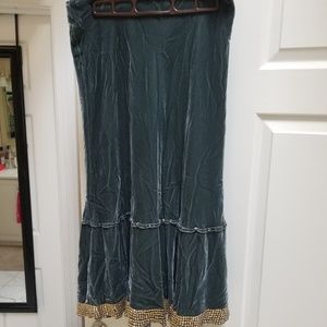 Boden velvet stretch skirt with sequin detail